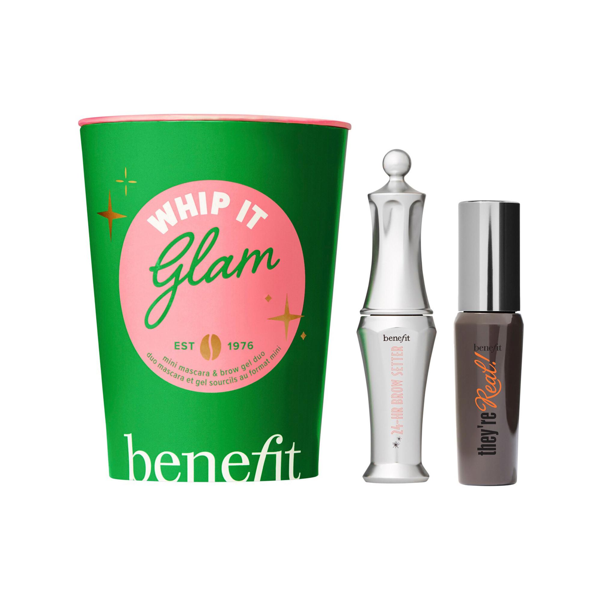 benefit  Whip It Glam - Mascara & Augenbrauen Mini-Duo Weihnachtsset 