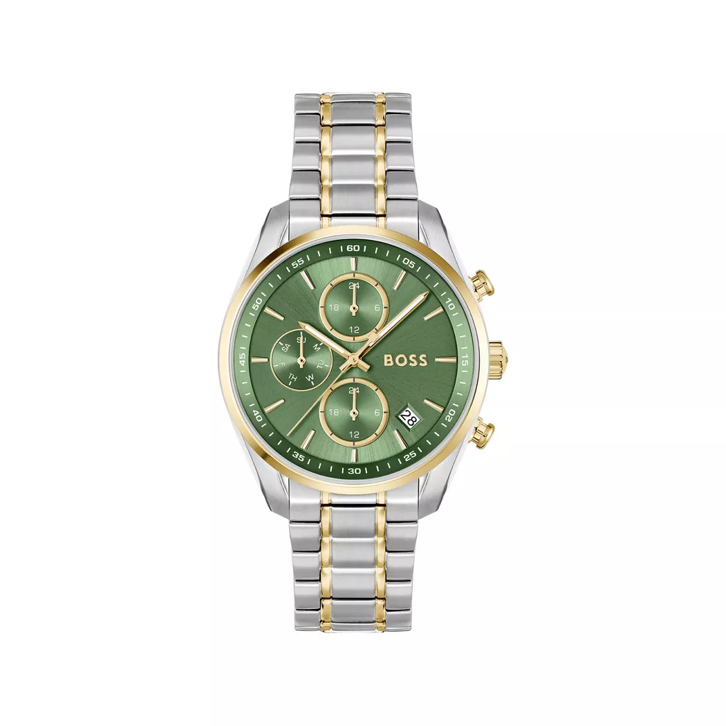 Boss Montre Pour Femme Grand Tour 38 Mm Silver / Light Gold / Green / Mineral One Size Femme