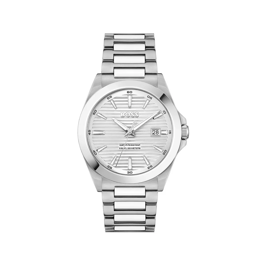Boss Montre Strike 41 Mm Silver / Old Green / Mineral One Size Homme 2