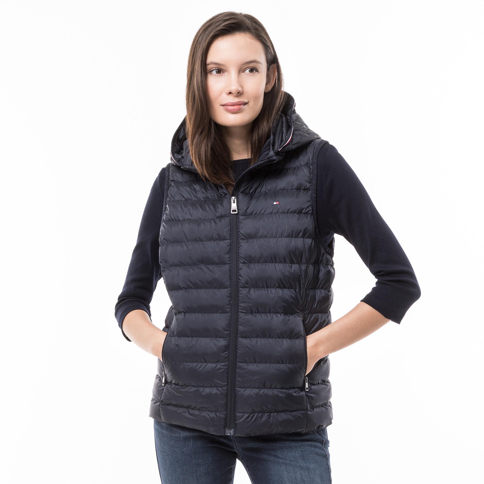 TOMMY HILFIGER Wattiertes Gilet mit Kapuze  