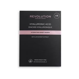 Revolution Biologisch abbaubare feuchtigkeitsspendende Hyaluronsäure-Maske Set 
