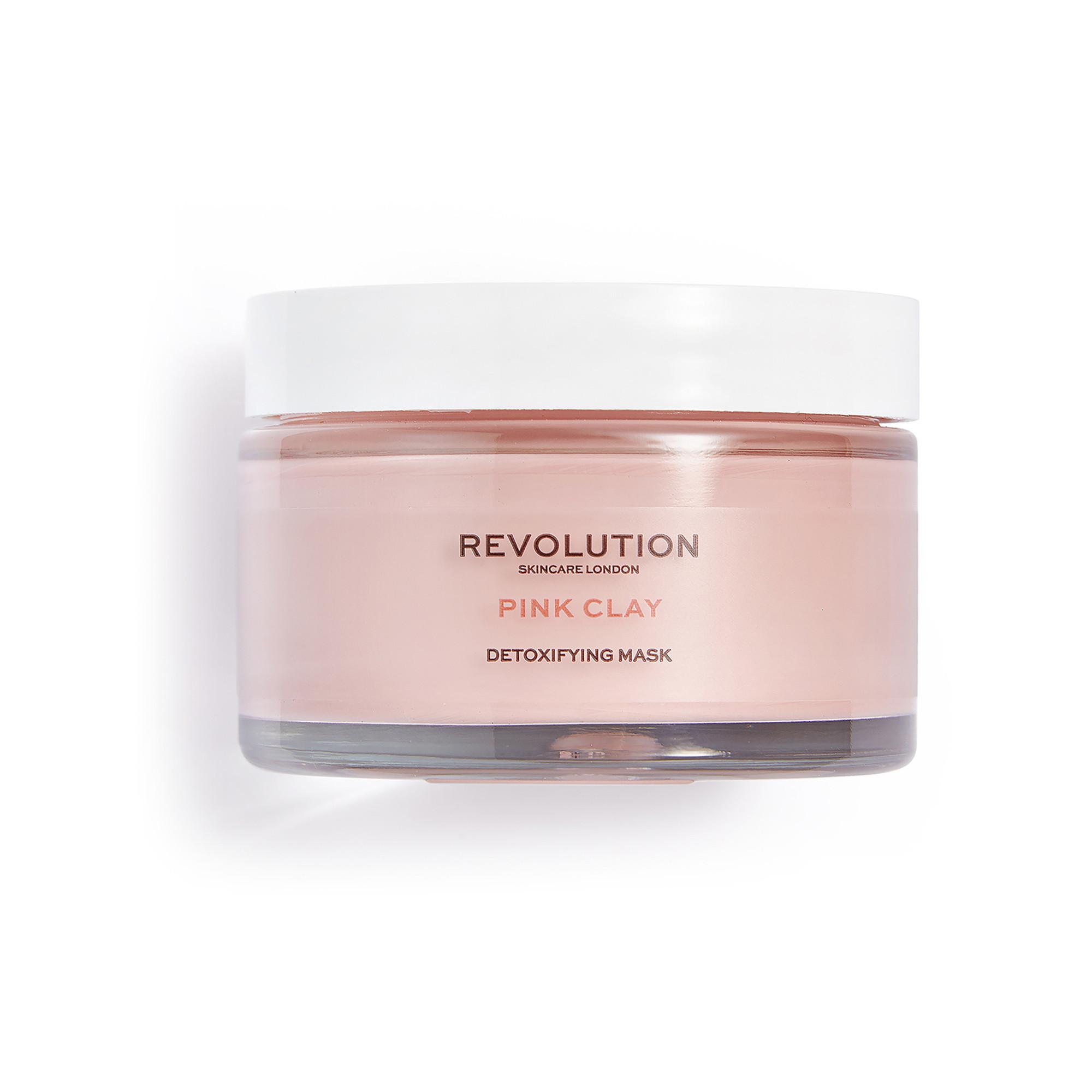 Revolution  Masque visage détoxifiant à l'argile rose super grand 