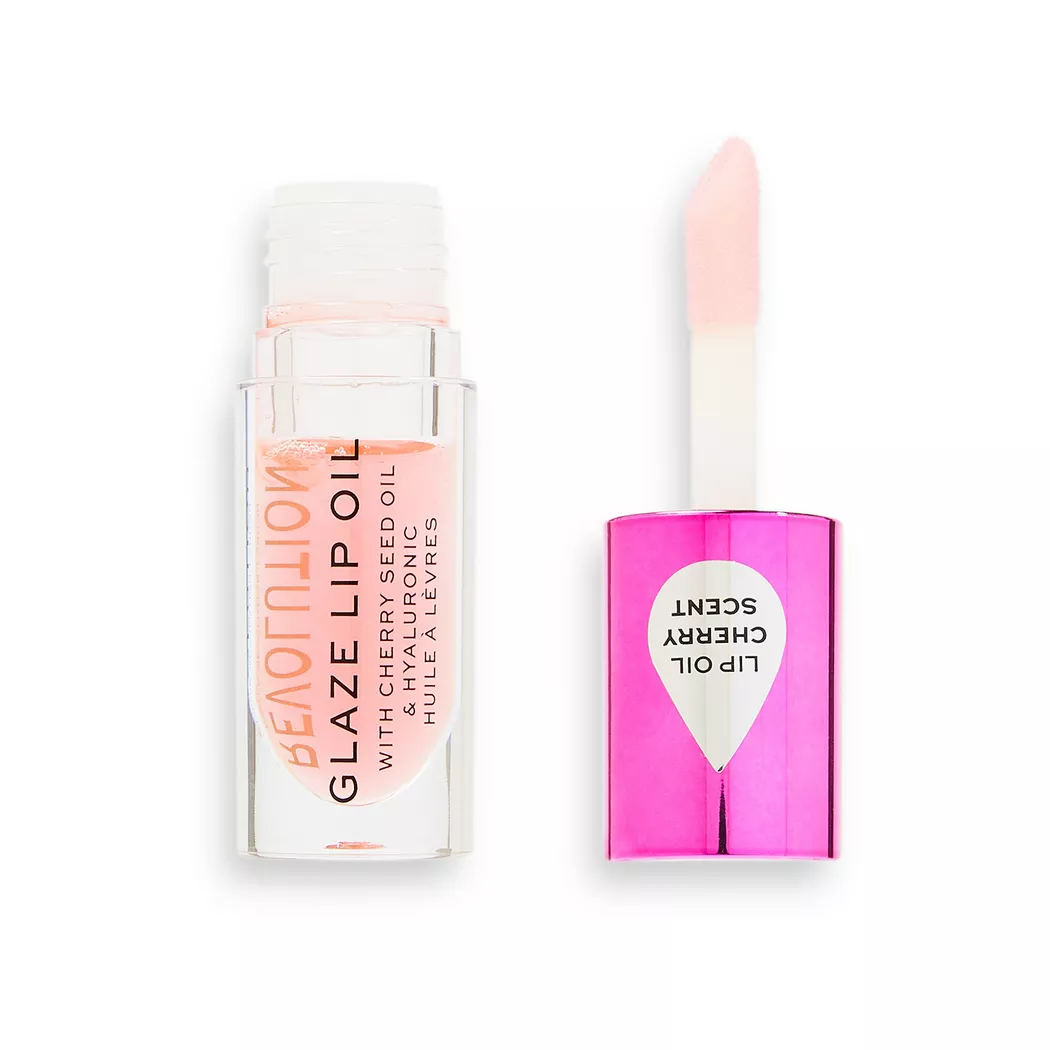 Revolution Glaze Lip Oil Glam Pink 4,6 ml