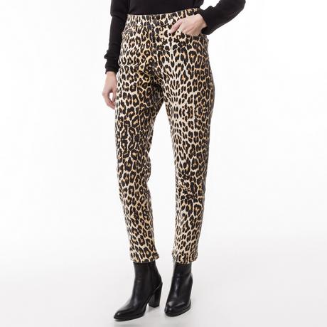 Manor Woman Pantaloni Slim Fit Stampa Leopardata  