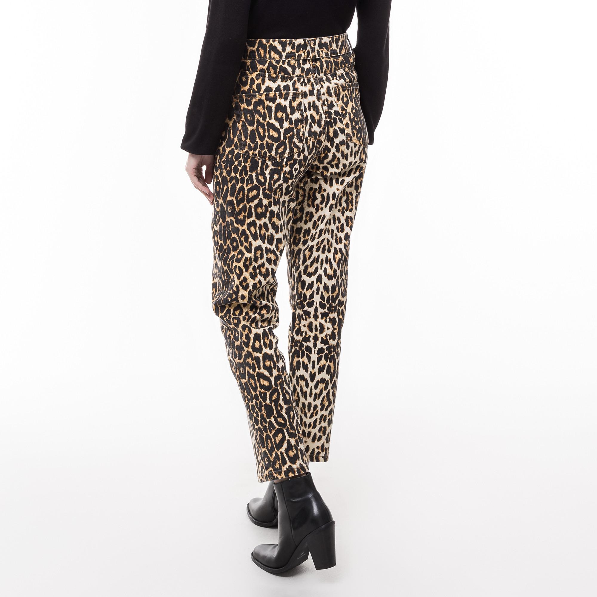 Manor Woman Pantaloni Slim Fit Stampa Leopardata  