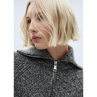 MANGO Incheon Maglione Lavorato a Maglia Half Zip  
