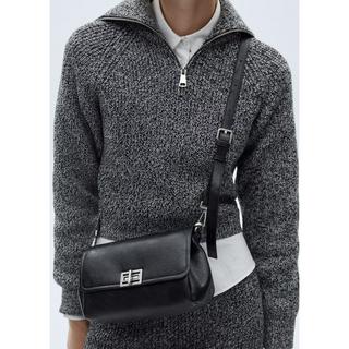 MANGO Incheon Maglione Lavorato a Maglia Half Zip  