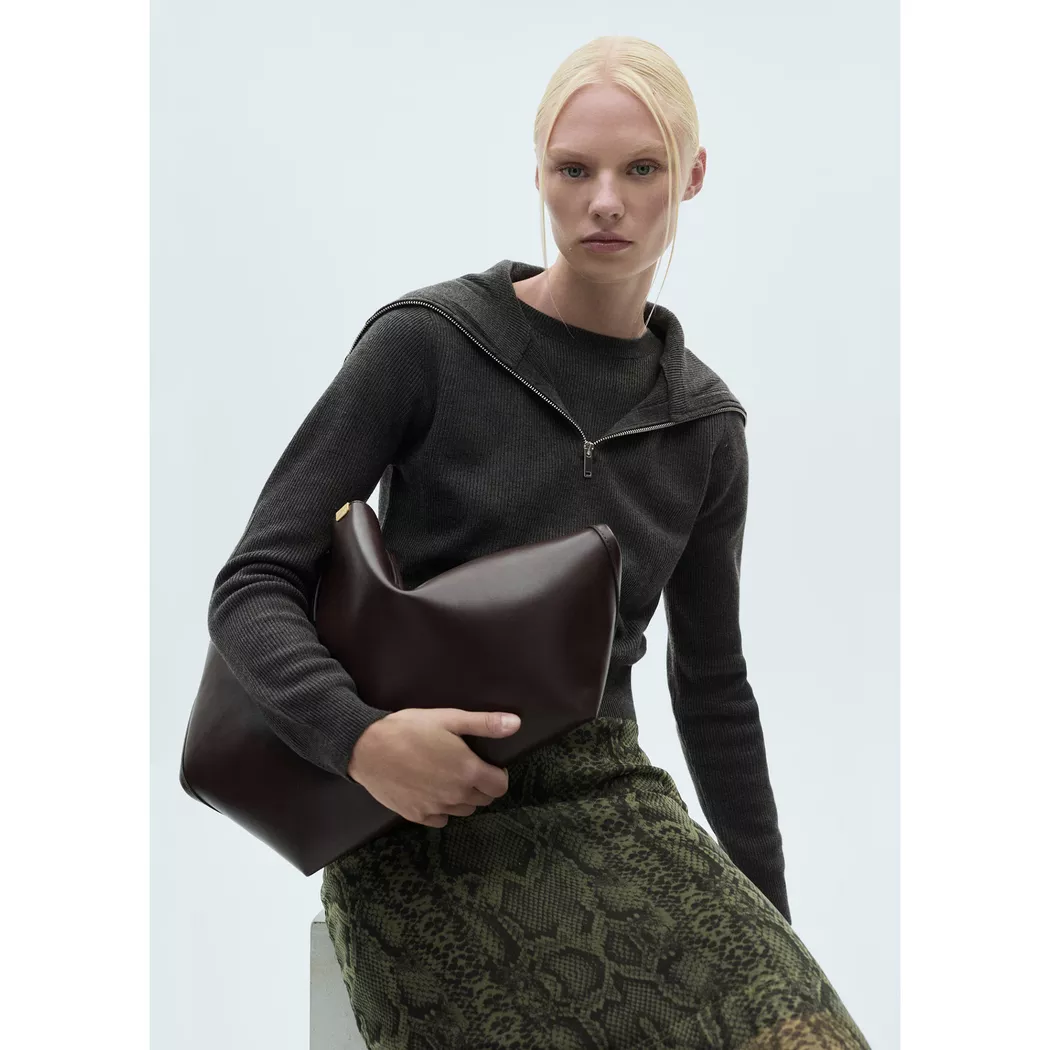 Mango - Pullover, für Damen, Anthrazit, Größe S