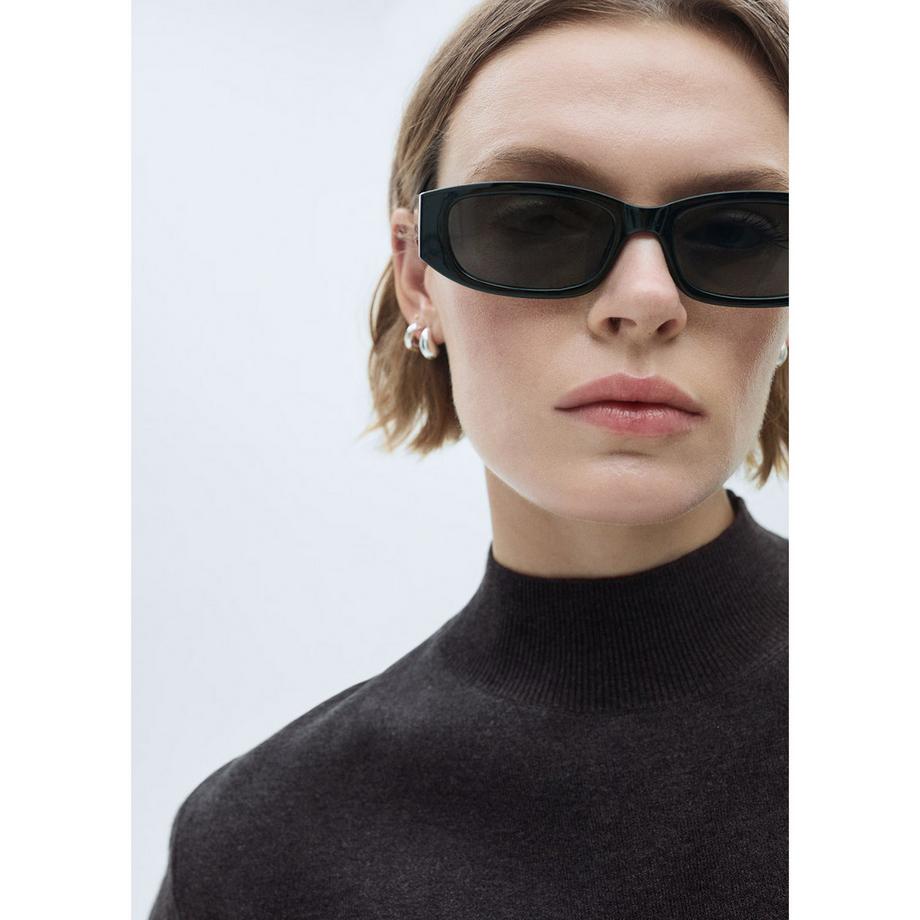 MANGO Tentacio Maglione Collo Alto in Maglia  