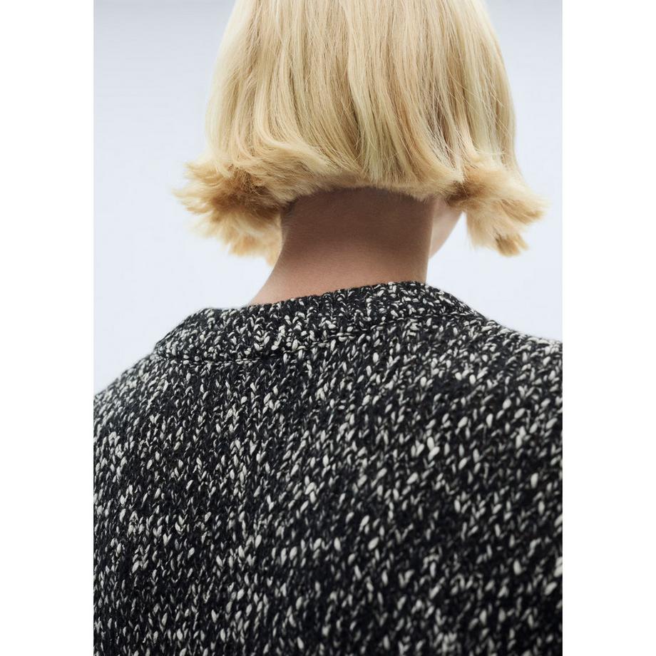 MANGO Clorets Maglione Girocollo in Maglia Mélange  