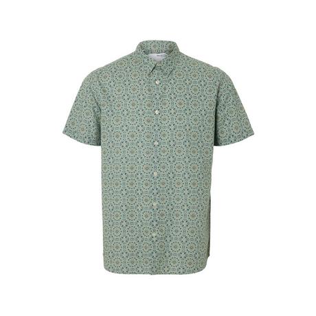 SELECTED Reg New Linen Kurzarmhemd  