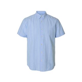 SELECTED Reg New Linen Kurzarmhemd  