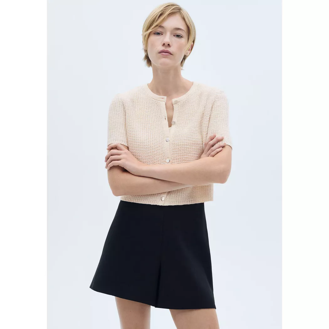 Mango - Cardigan, langarm, für Damen, Café, Größe S