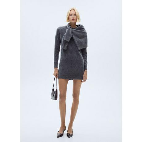 MANGO Eliote Robe Courte en Maille  
