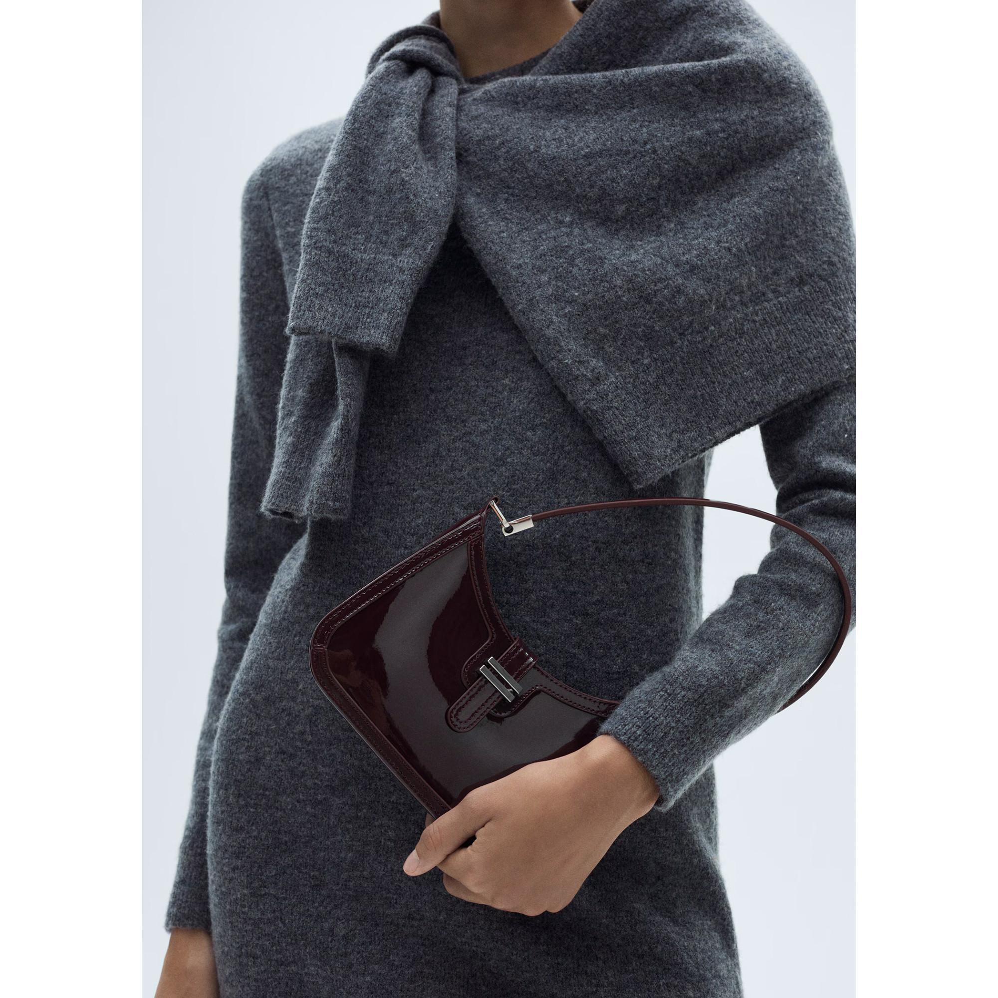 MANGO Eliote Robe Courte en Maille  