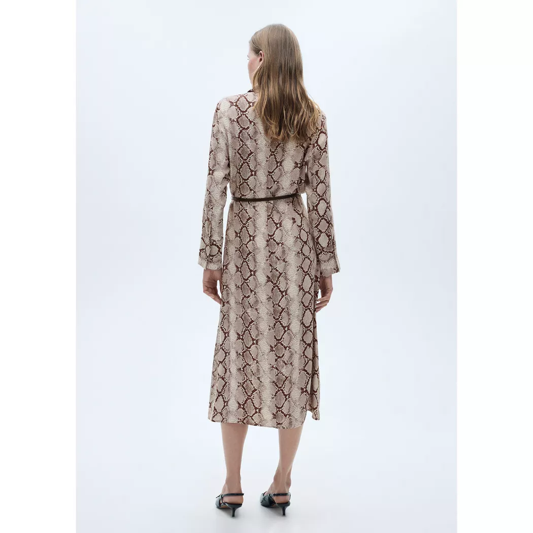 Mango - Kleid, für Damen, Light Beige, Größe S 6