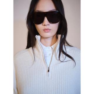 MANGO Taldepor Geripptes Strick Midi Kleid  