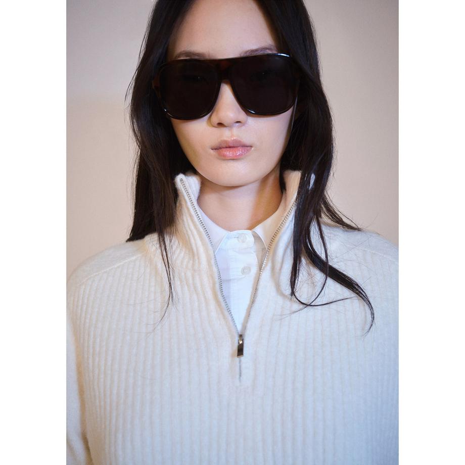 MANGO TALDEPOR Abito Maglia Half Zip  