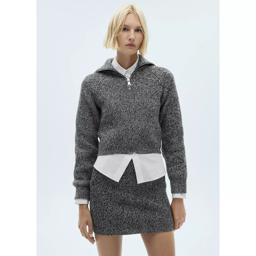 Mango - Rock, für Damen, Black, Größe XL