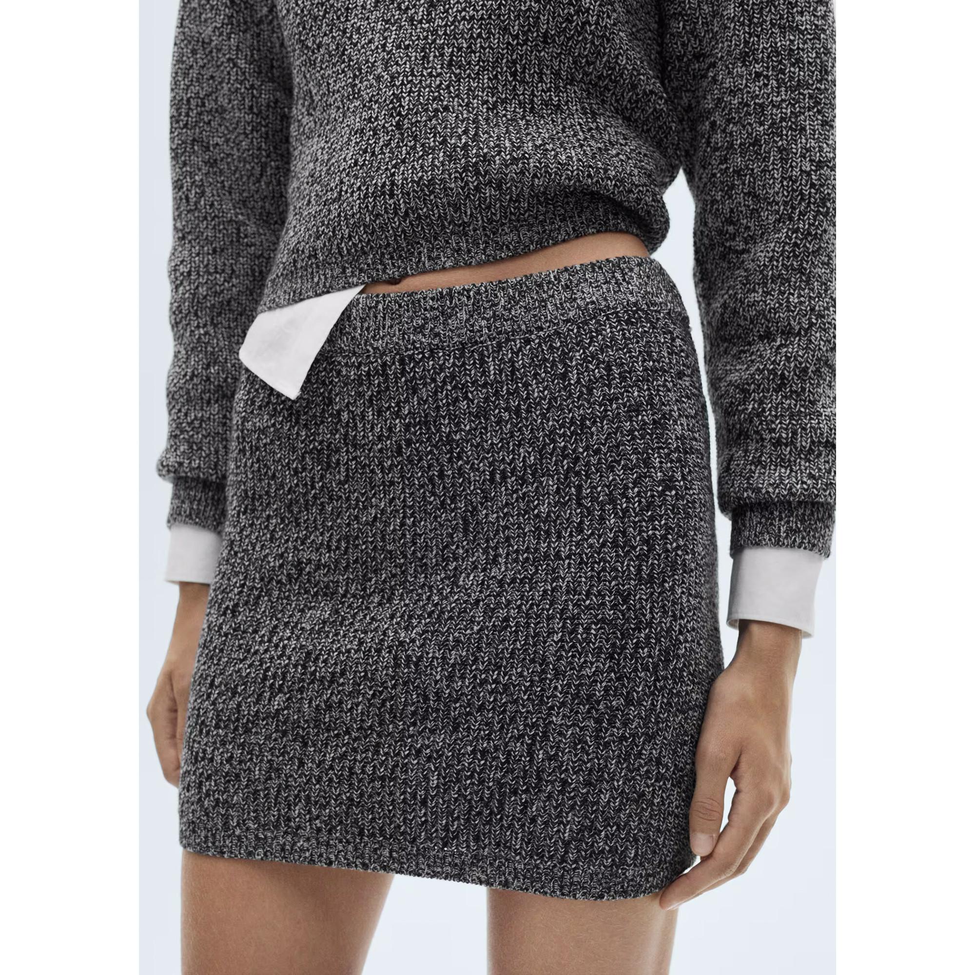 MANGO Incheon Strick Minirock  