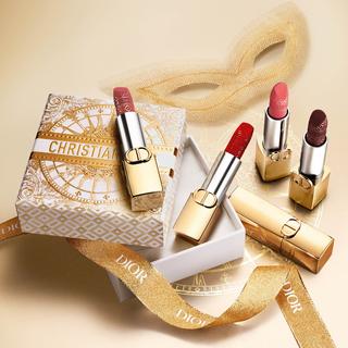 Dior Rouge Dior Limitierte Edition Couture Lippenstift - Goldenes Case und gravierter Stick 