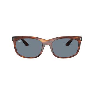 Ray Ban Striped Havana Rechteckige Sonnenbrille  