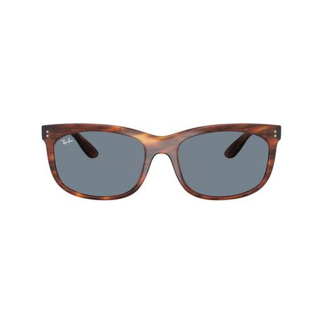 Ray Ban Striped Havana Rechteckige Sonnenbrille  