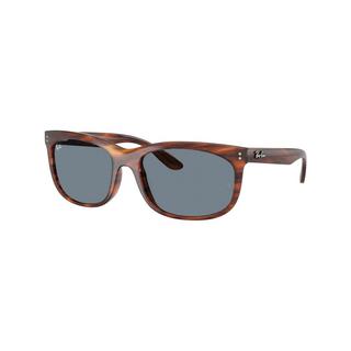 Ray Ban Striped Havana Rechteckige Sonnenbrille  