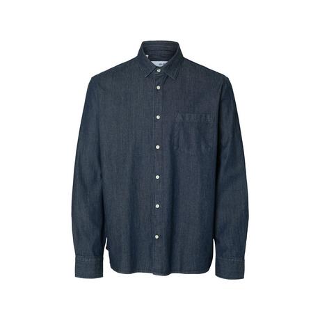 SELECTED Reg Carlo Denim Shirt Chemise, manches longues 