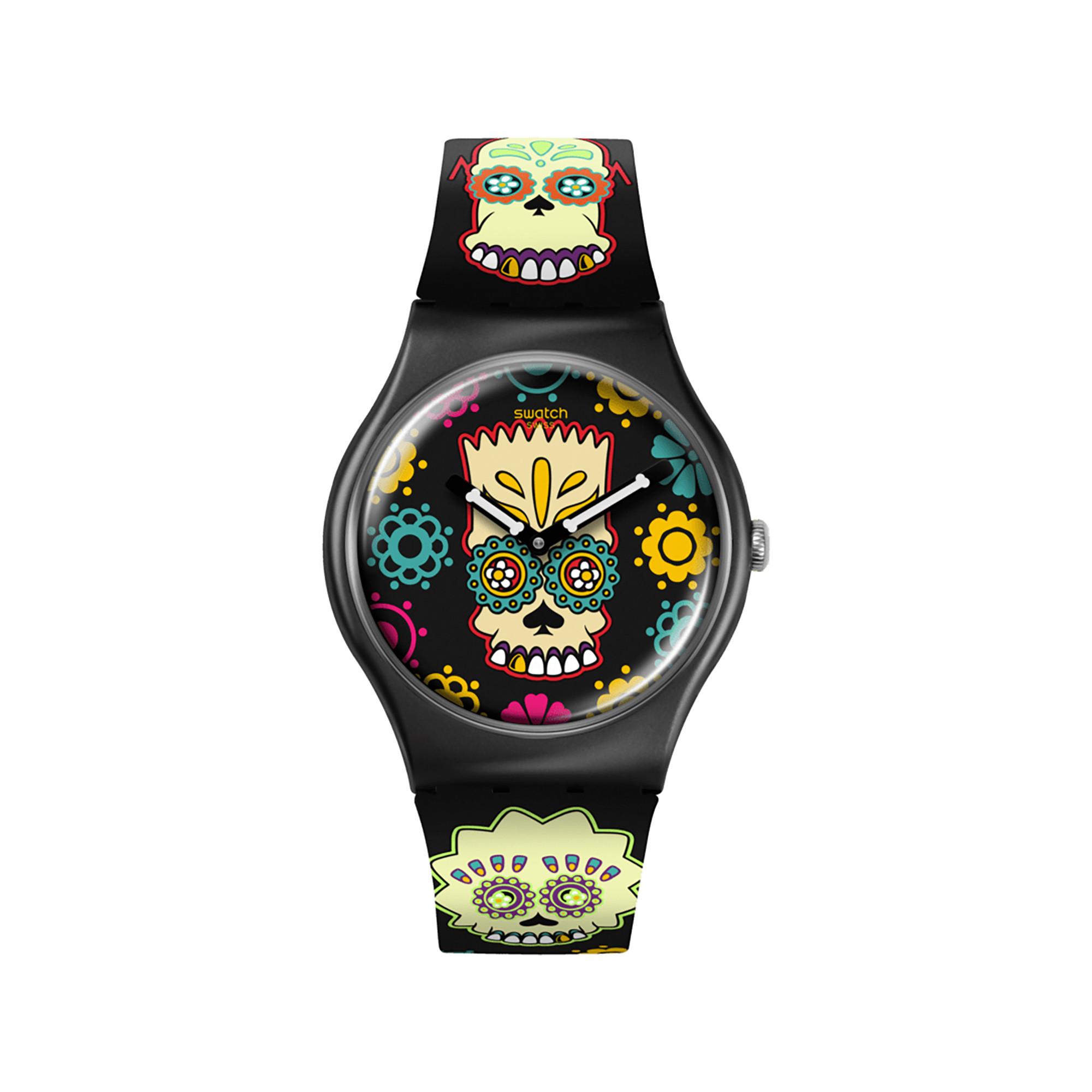 swatch AYE CARUMBOO THE SIMPSONS BIG BOLD Analoguhr 