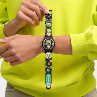 swatch AYE CARUMBOO THE SIMPSONS BIG BOLD Analoguhr 