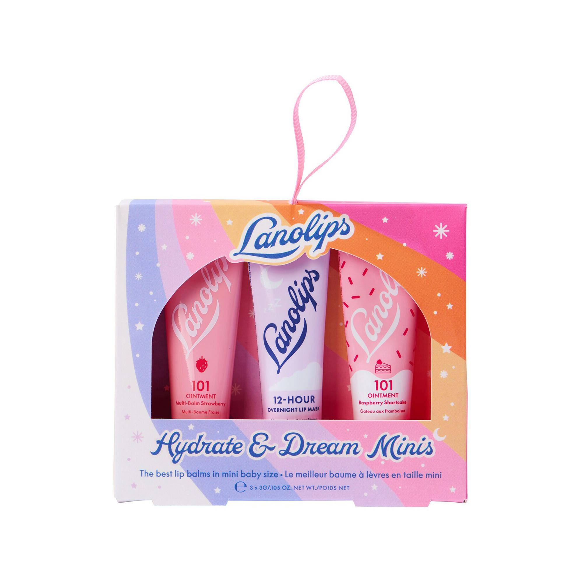 Lanolips  Lanolips Hydrate & Dream Minis -Le Meilleur Trio de Baumes à Lèvres en Format Mi 