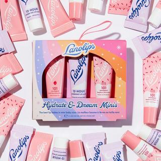 Lanolips  Lanolips Hydrate & Dream Minis -Le Meilleur Trio de Baumes à Lèvres en Format Mi 