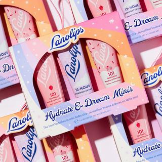 Lanolips  Lanolips Hydrate & Dream Minis -Le Meilleur Trio de Baumes à Lèvres en Format Mi 