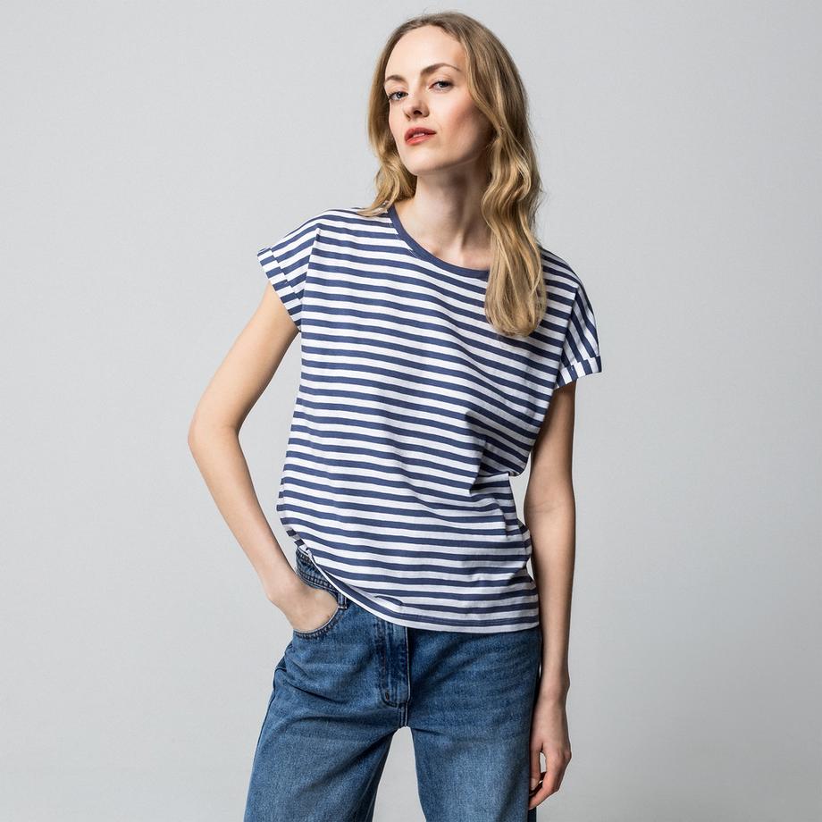 Manor Woman T-shirt a Righe  