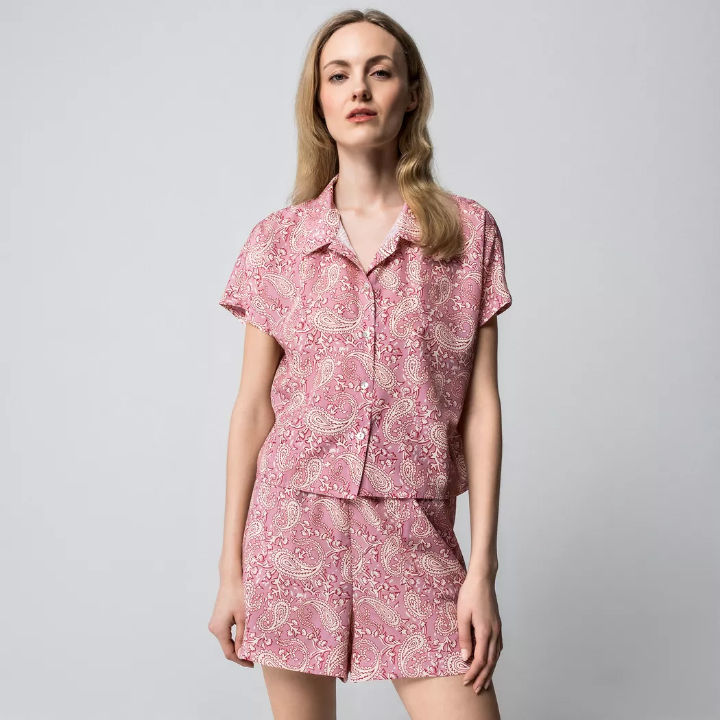 Manor Woman - Bluse, für Damen, Pink, Größe 46