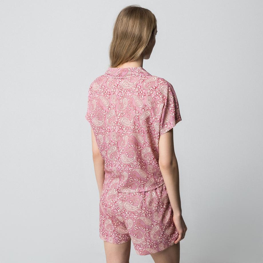 Manor Woman Chemisier à manches courtes à motif floral  