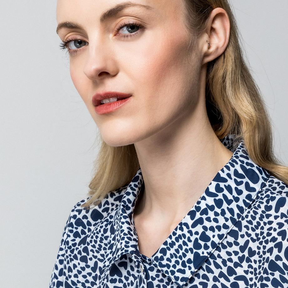 Manor Woman Chemisier à Manches Courtes Imprimé  