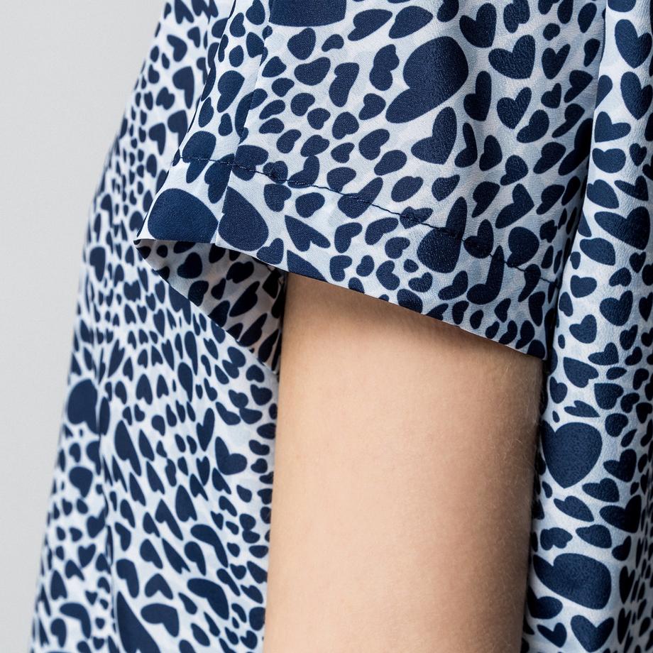 Manor Woman Chemisier à Manches Courtes Imprimé  