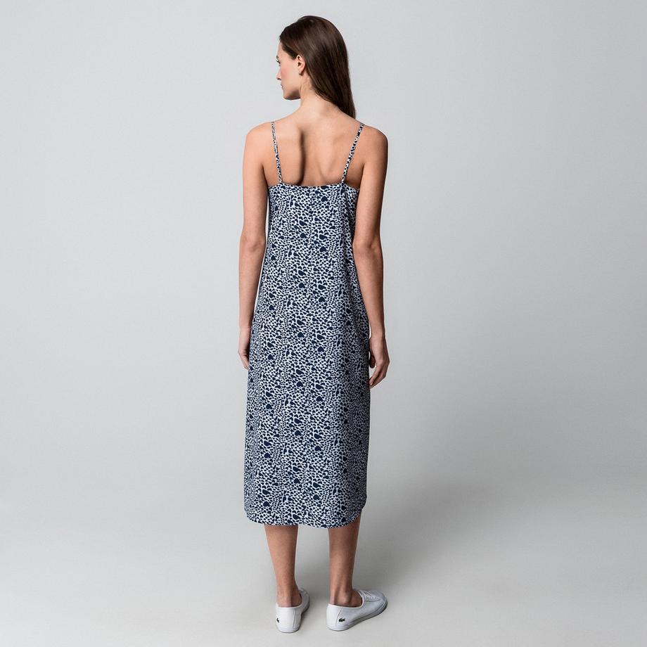 Manor Woman Robe Midi Coupe Évasée Motif  