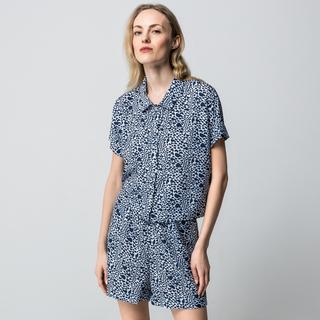 Manor Woman Gemusterte Casual Shorts  