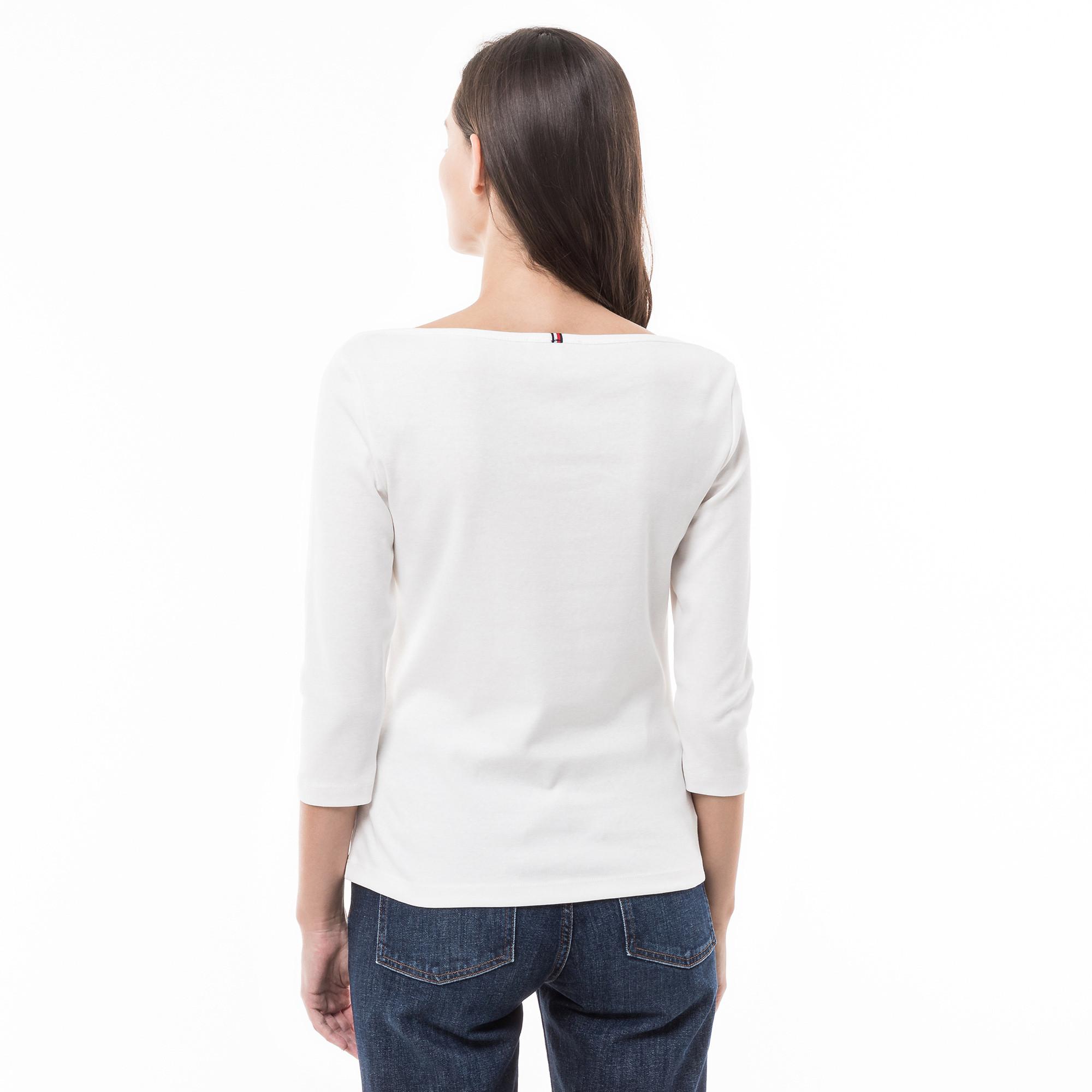 TOMMY HILFIGER New Cody Gestreiftes Boat Neck T-Shirt  