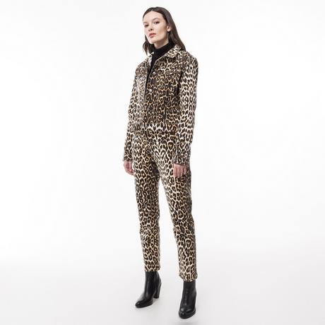 Manor Woman Leoparden Print Jeansjacke  