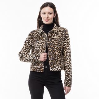 Manor Woman Leoparden Print Jeansjacke  