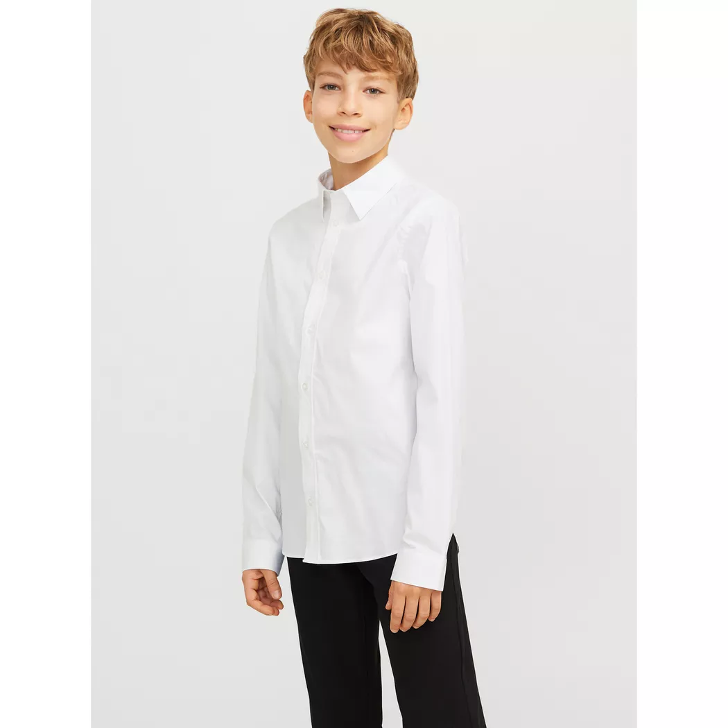 Jack & Jones Junior - Hemd, 128, Weiss