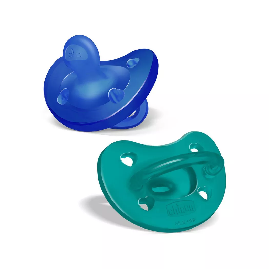 Chicco - Schnuller, 16-36Monate, Blau
