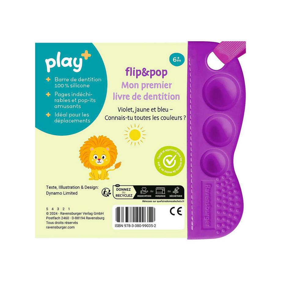 Ravensburger  play+: Livre flip pop couleurs, französisch 