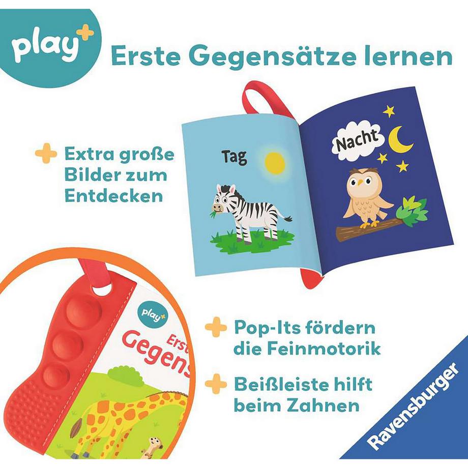 Ravensburger  Play+ flip&pop: Erste Gegensätze, allemand 
