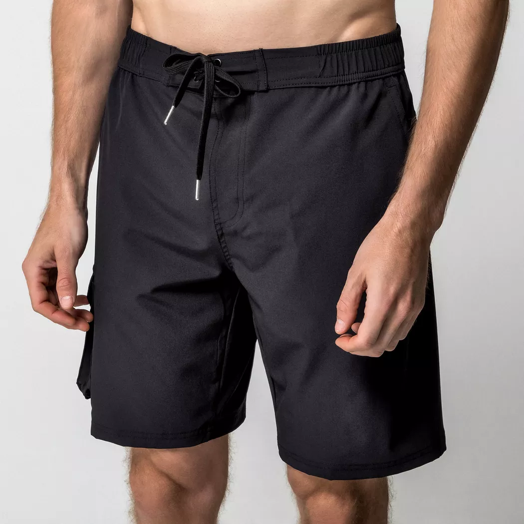Manor Sport - Badeshorts, für Herren, Black, Größe S