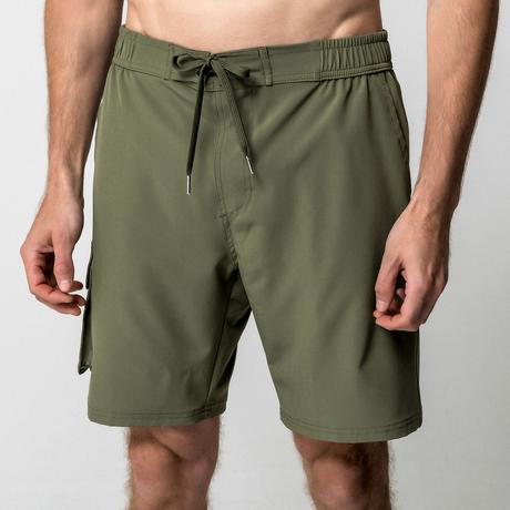 Manor Sport Solid Short Cargo Badeshorts  